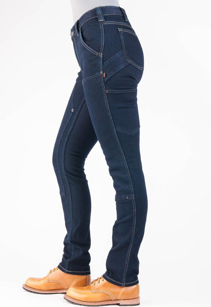 Maven Slim Pants, Denim, 32" Inseam - Womens - Powerflex Indigo Denim 4