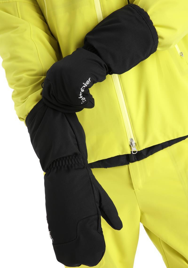 MerinoLoft Mittens - Black / Enamel 4