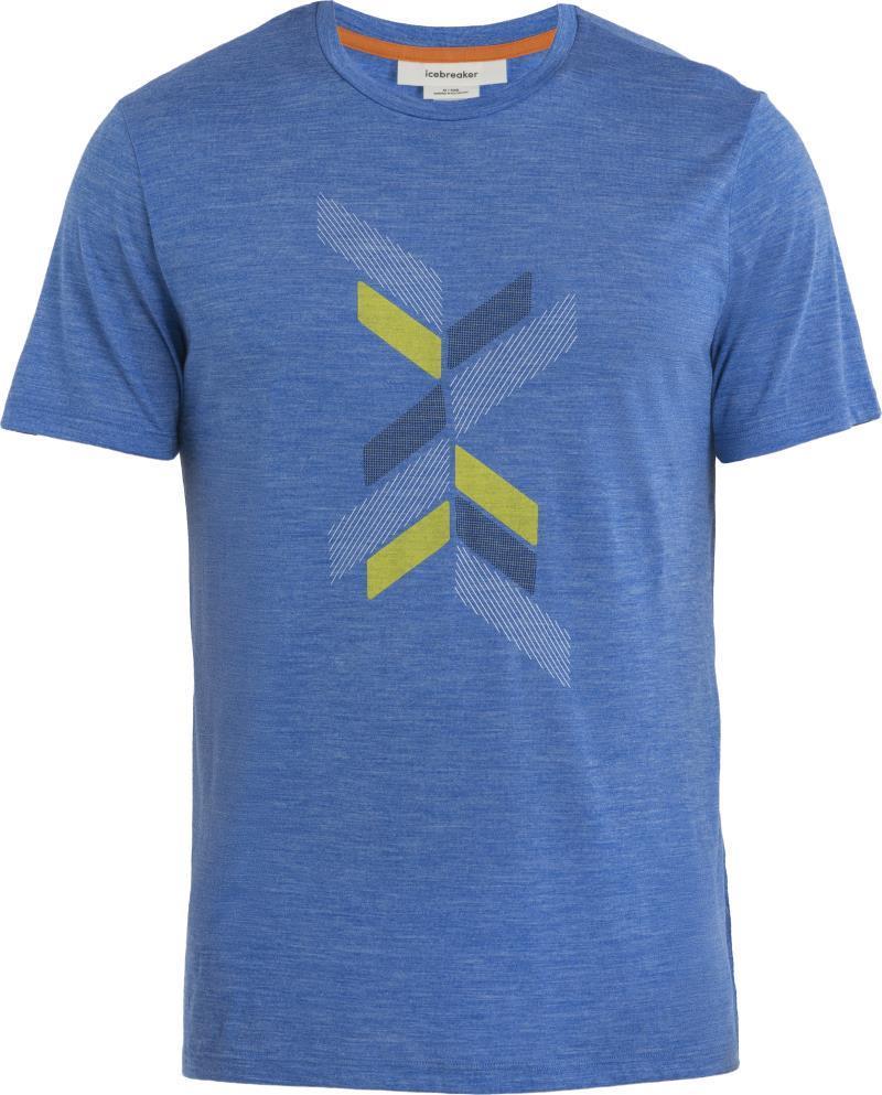 Merino 125 Cool-Lite Sphere II SS Tee - Levels - Mens - Lazurite Heather 1