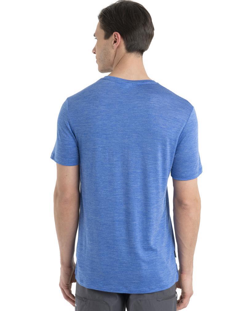 Merino 125 Cool-Lite Sphere II SS Tee - Levels - Mens - Lazurite Heather 4