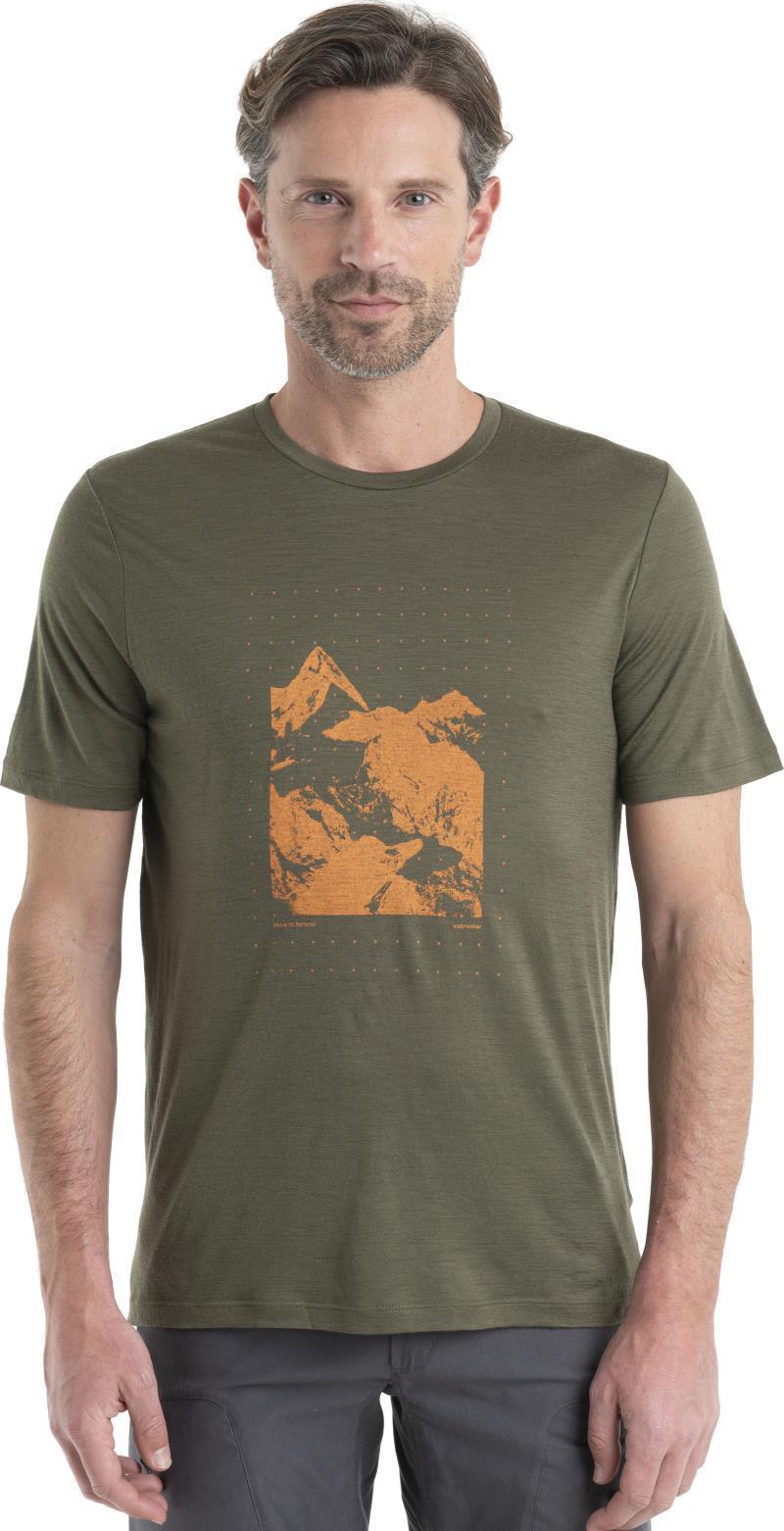 Merino 150 Tech Lite II SS Tee - Peak Grid - Mens - Loden 3