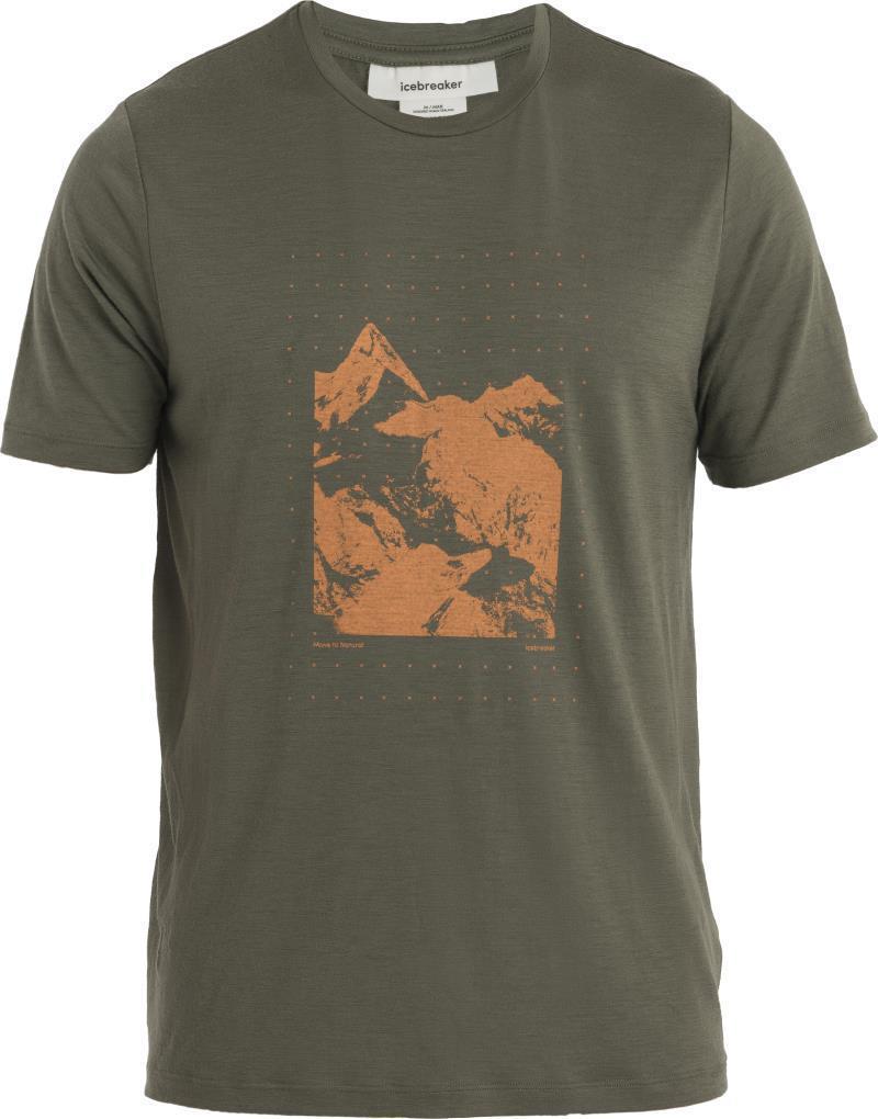 Merino 150 Tech Lite II SS Tee - Peak Grid - Mens - Loden 1