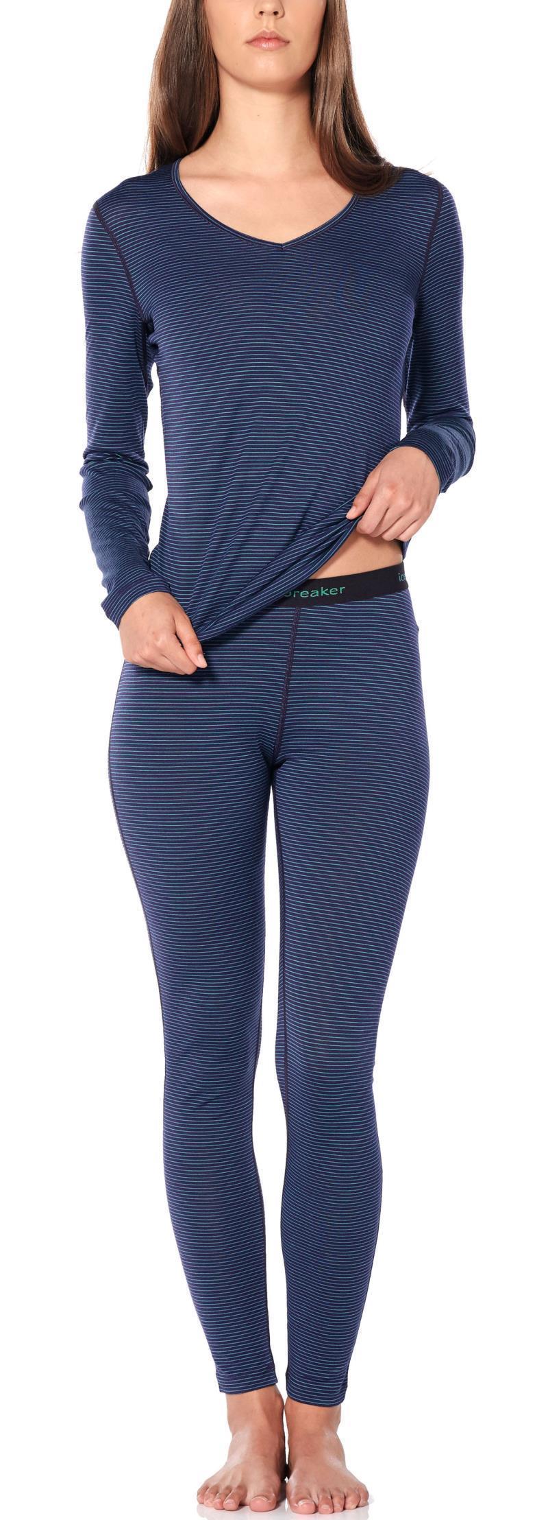 Merino 200 Oasis LS V-Neck - Womens - Lotus 4