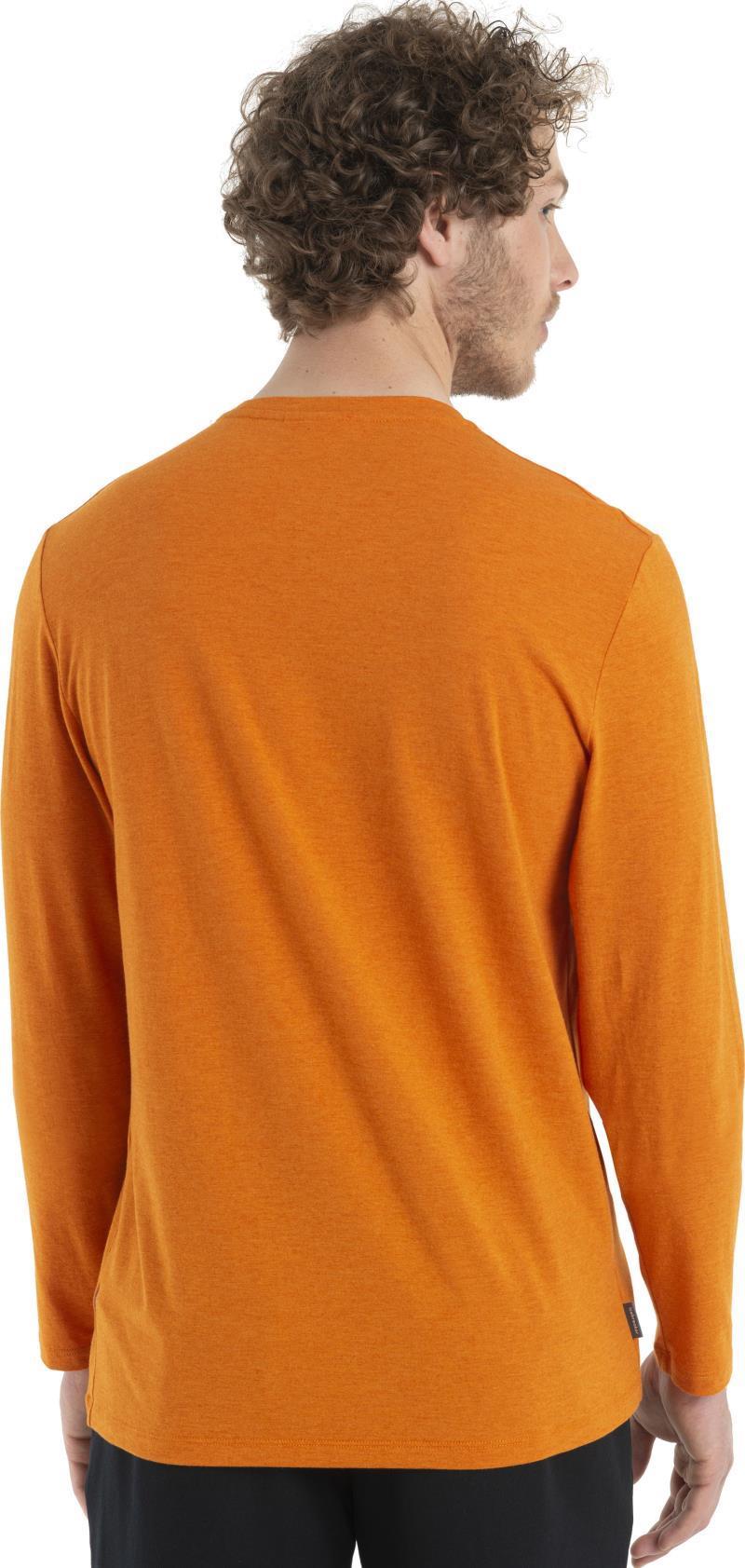 Merino Central Classic LS Tee - Icebreaker - Mens - Earth 4