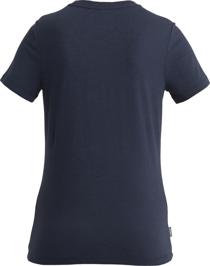 Merino Central Classic SS Tee - Swarming Shapes - Womens - Midnight Navy #401 2