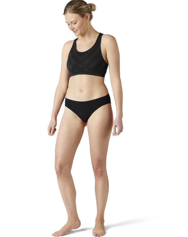 Merino Sport Seamless Bikini - Womens - Black 2