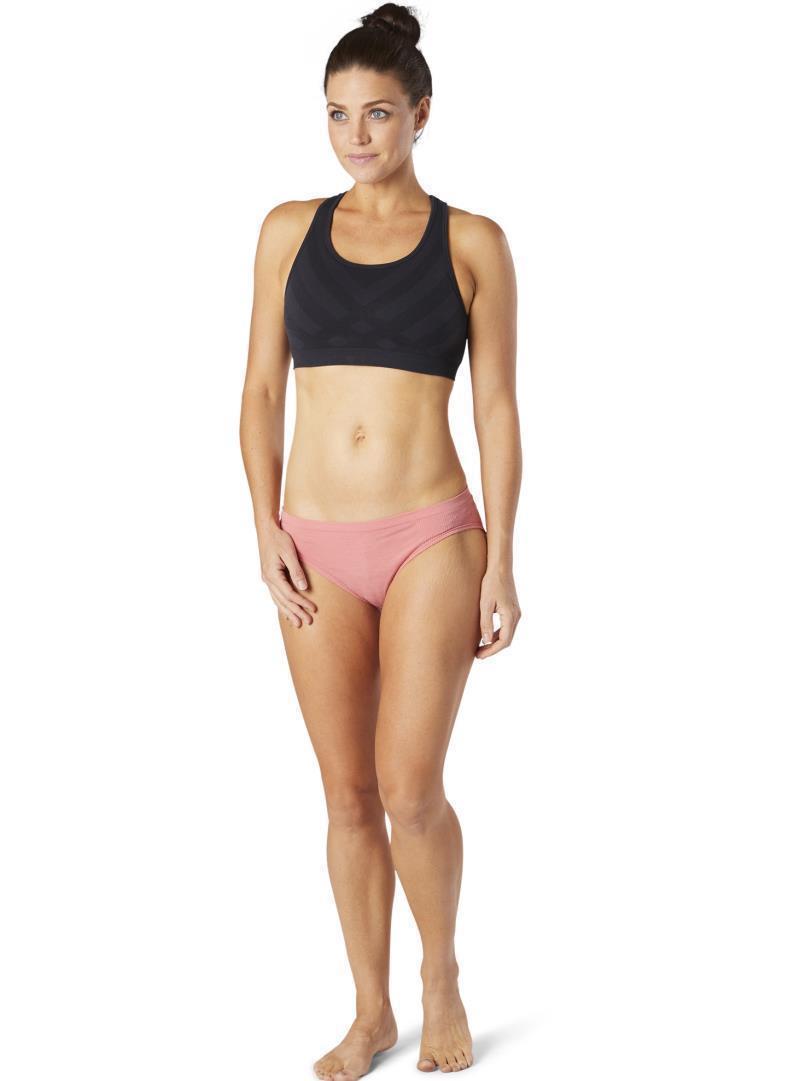 Merino Sport Seamless Bikini - Womens - Tea Rose 2
