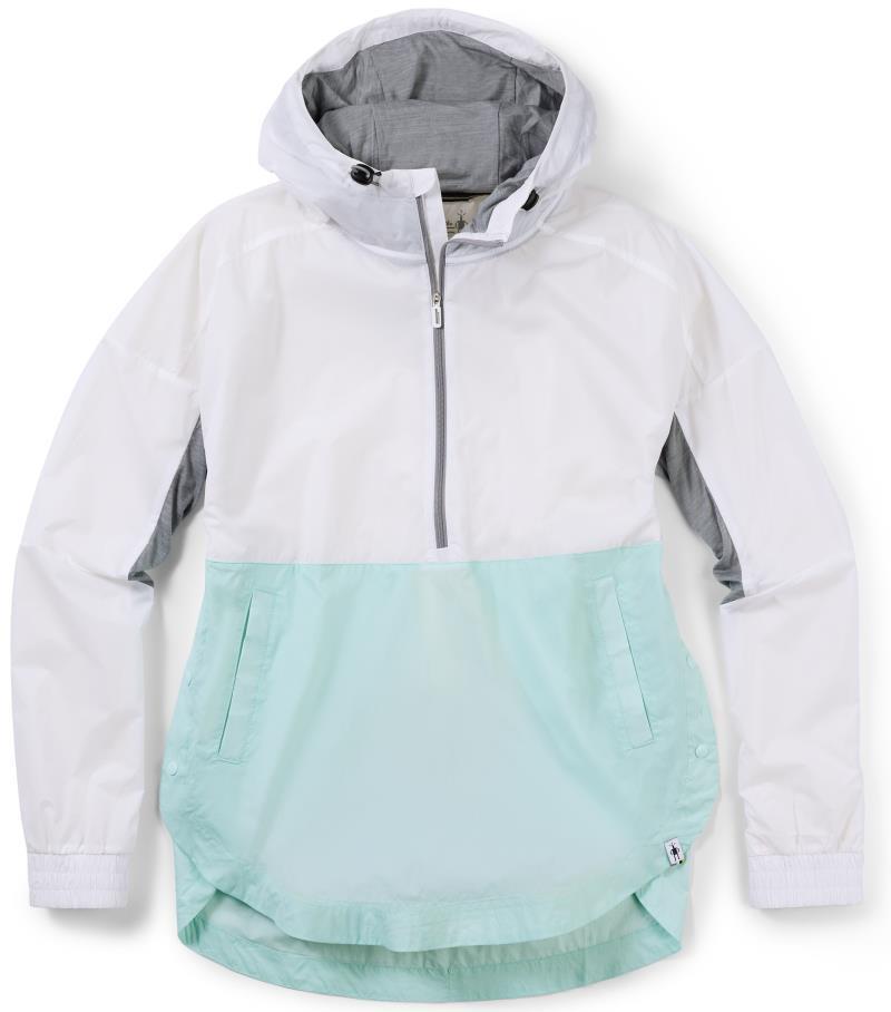 Merino Sport Ultralite Anorak - Womens - Bleached Aqua 1