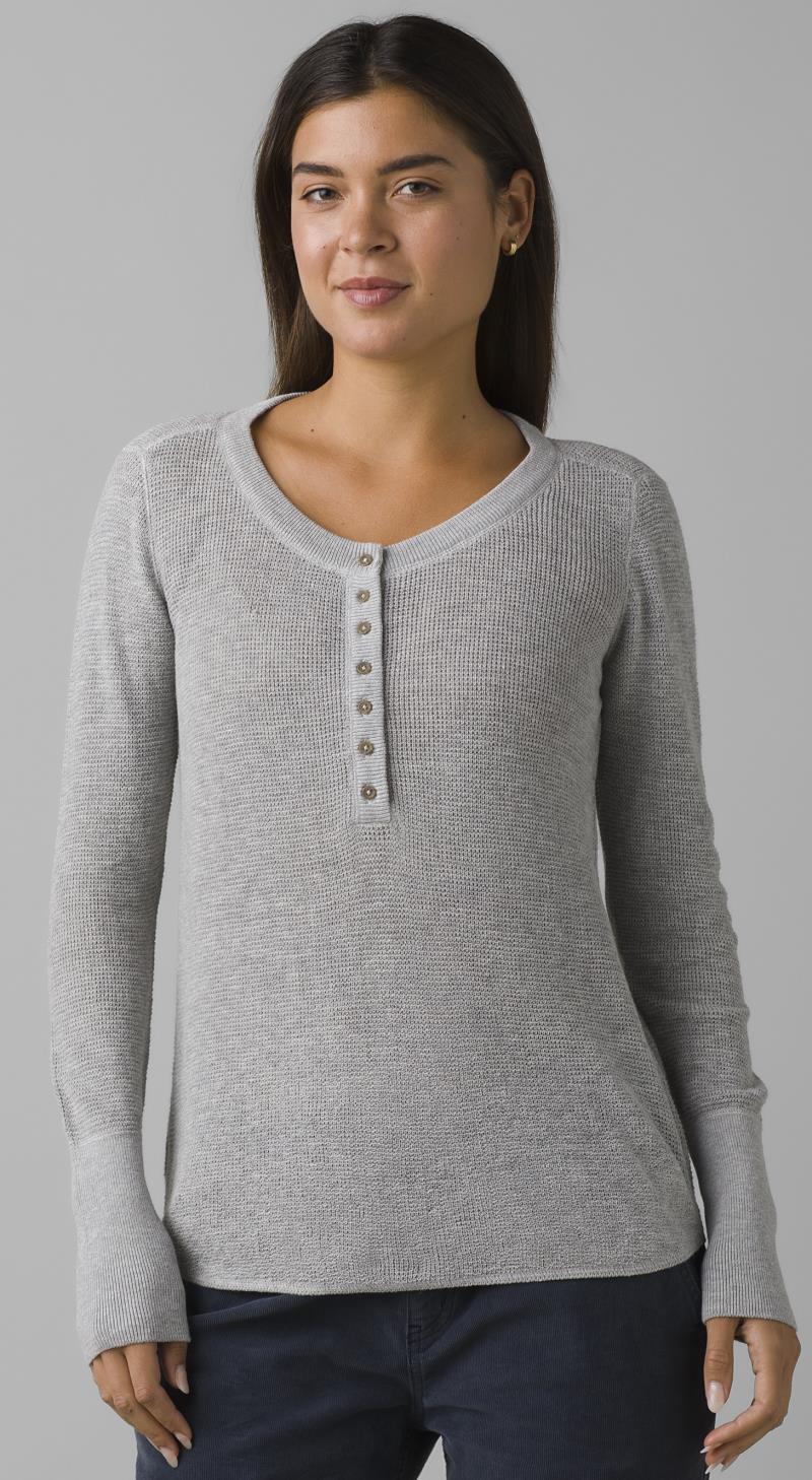 Milani Henley - Womens - Athletic Grey 2