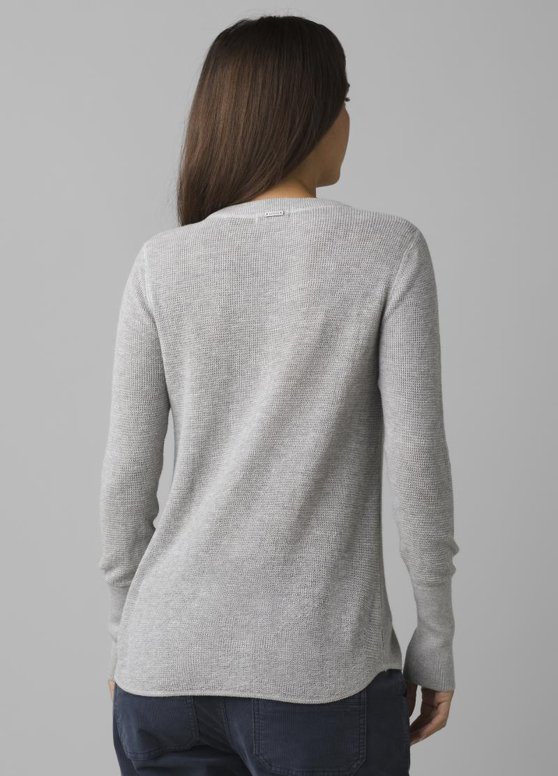 Milani Henley - Womens - Athletic Grey 3
