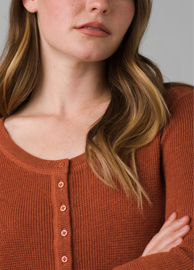 Milani Henley - Womens - Gingerbread 4