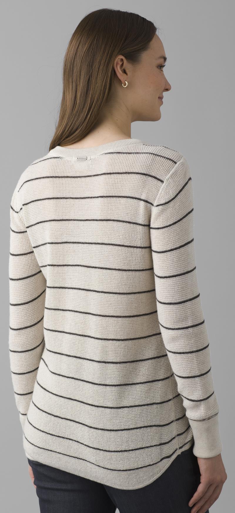 Milani Henley - Womens - Oatmeal Stripe 3