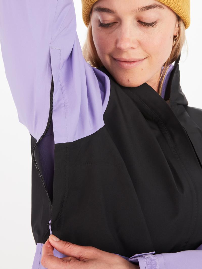 Minimalist GTX Jacket - Womens - Black / Paisley Purple 5