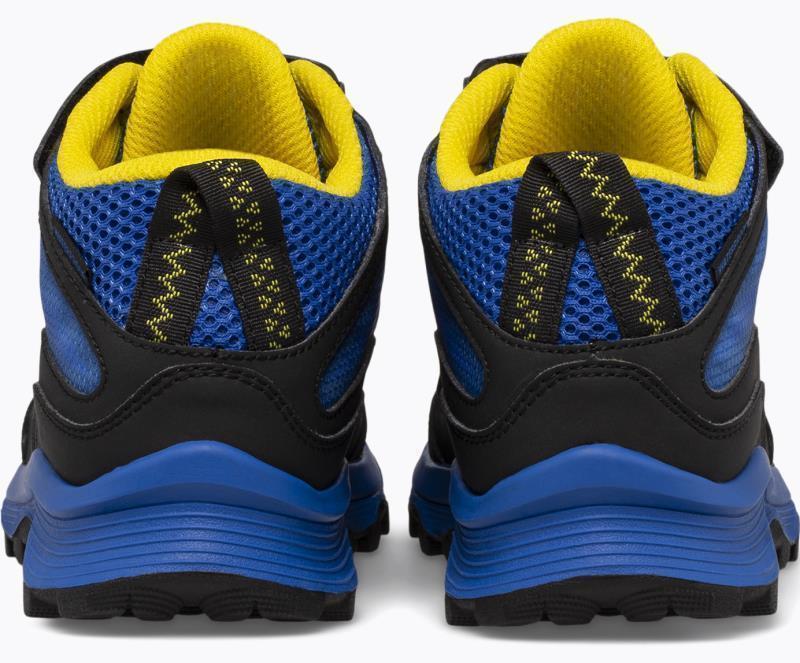 Moab Speed Mid A/C WTPF - Kids - Black / Royal / Yellow 4