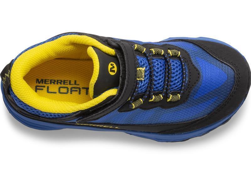 Moab Speed Mid A/C WTPF - Kids - Black / Royal / Yellow 5