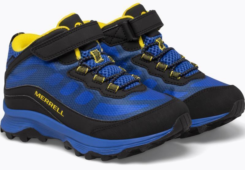 Moab Speed Mid A/C WTPF - Kids - Black / Royal / Yellow 2