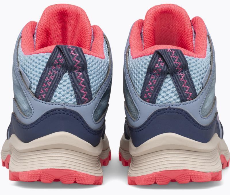 Moab Speed Mid WTPF - Kids - Dusty Blue / Coral 6