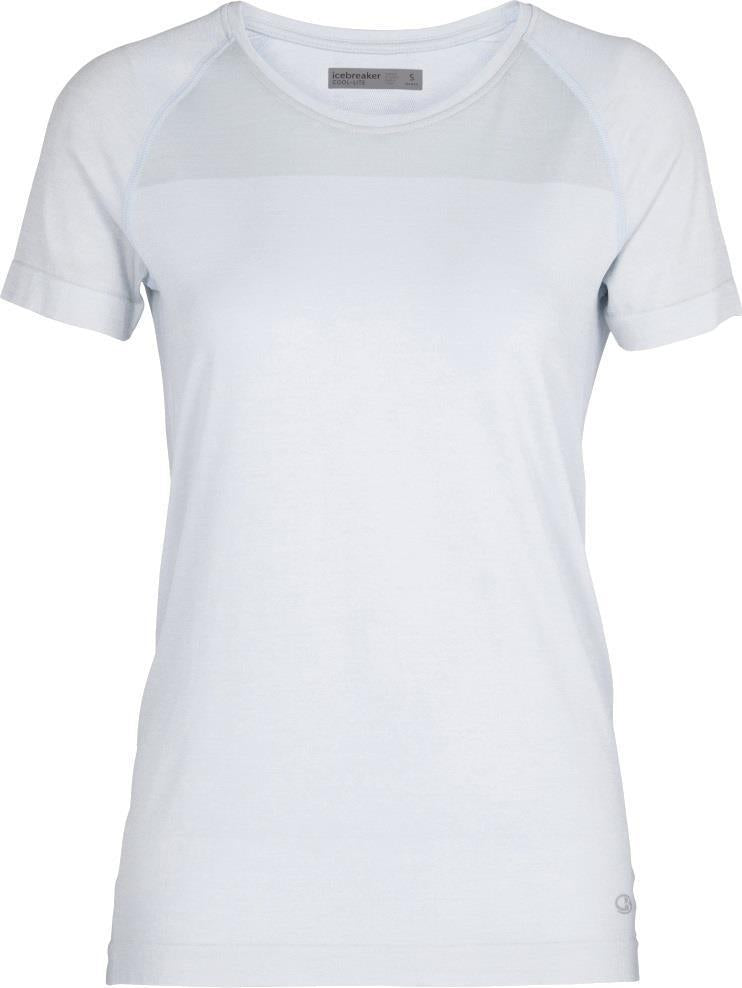 Motion Seamless SS Crewe - Womens - Milkwood Heather 1