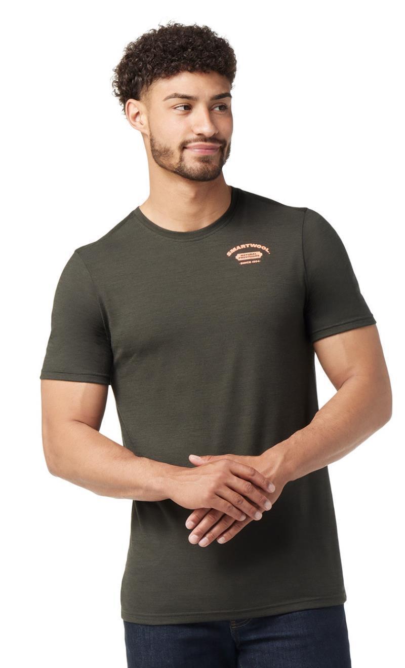 Natural Provisions Graphic SS Tee - Mens - North Woods Heather 2