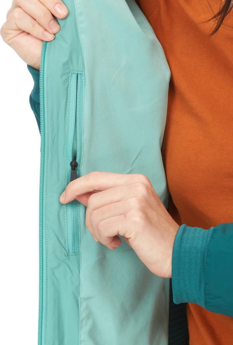 Novus LT Hybrid Hoody - Womens - Blue Agave / Dark Jungle 3