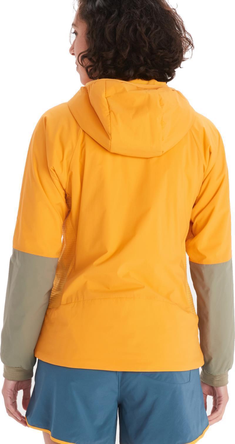 Novus LT Hybrid Hoody - Womens - Golden Sun / Vetiver 3