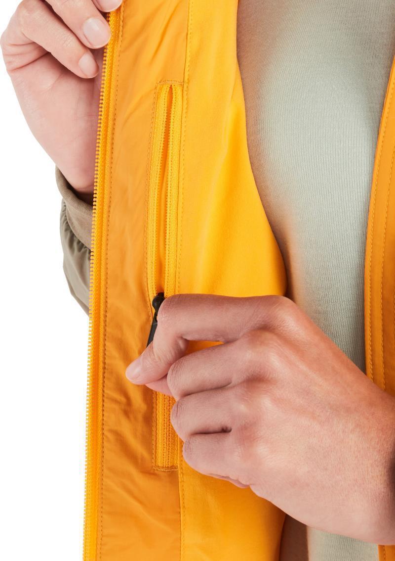 Novus LT Hybrid Hoody - Womens - Golden Sun / Vetiver 4