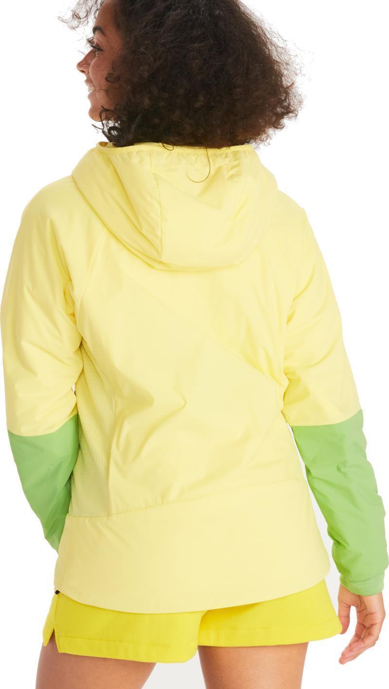 Novus LT Hybrid Hoody - Womens - Light Yellow / Kiwi 3