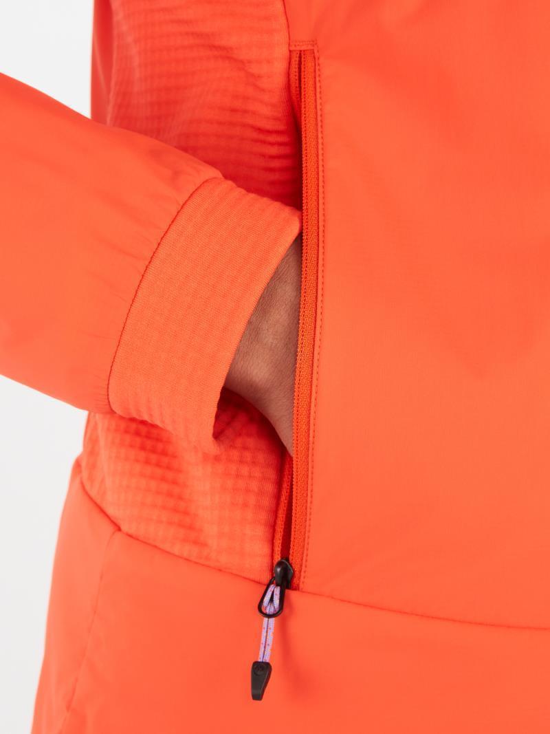 Novus LT Hybrid Hoody - Womens - Red Sun 4