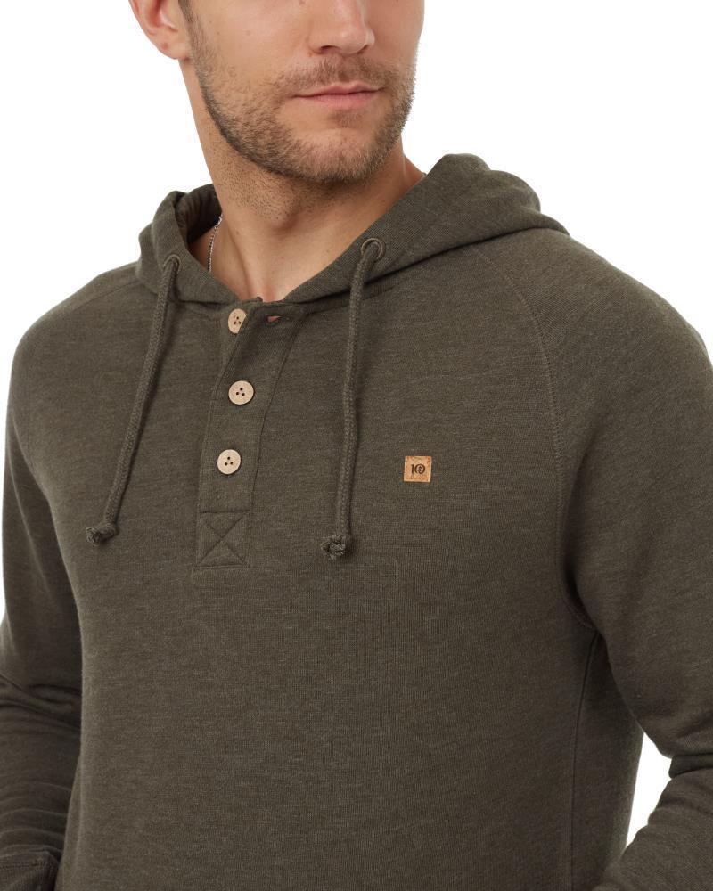 Oberon Hoodie - Mens - Black Olive Green Heather 3