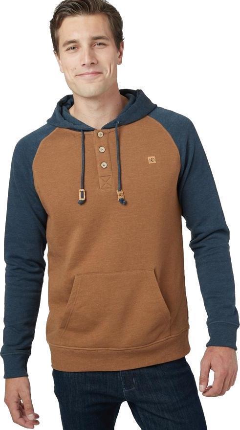 Oberon Hoodie - Mens - Rubber Brown / Dark Ocean 1