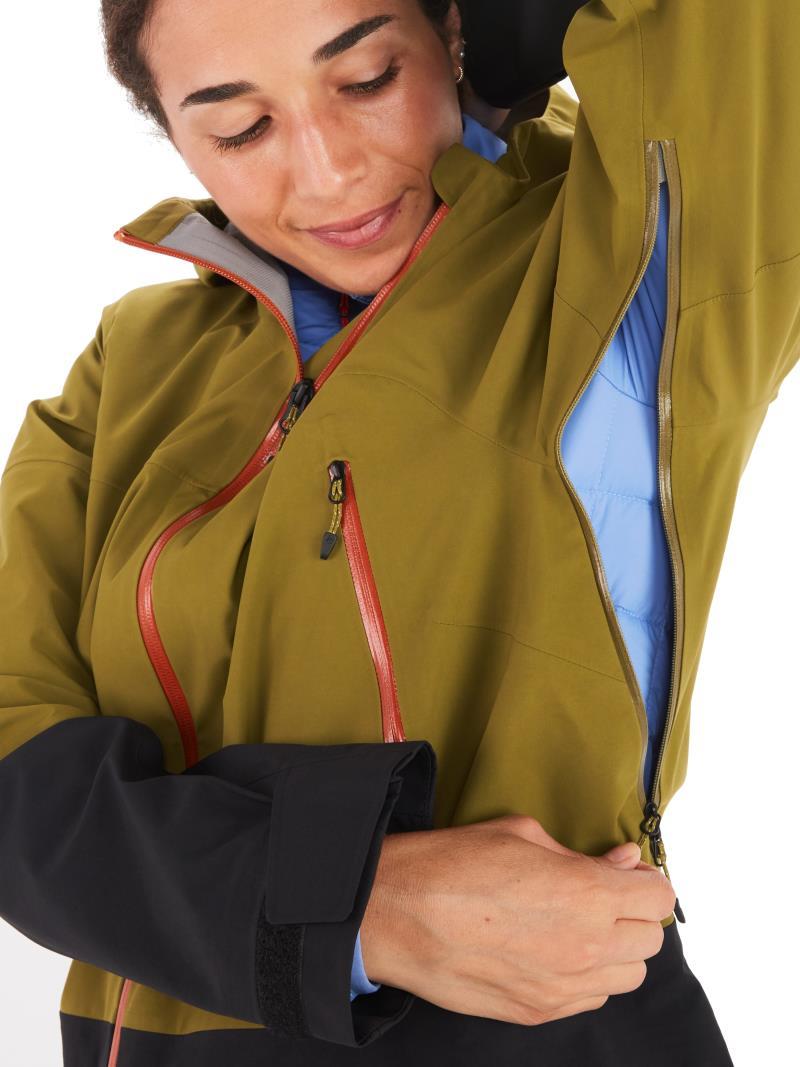 Orion GTX Jacket - Womens - Military Green / Black 3