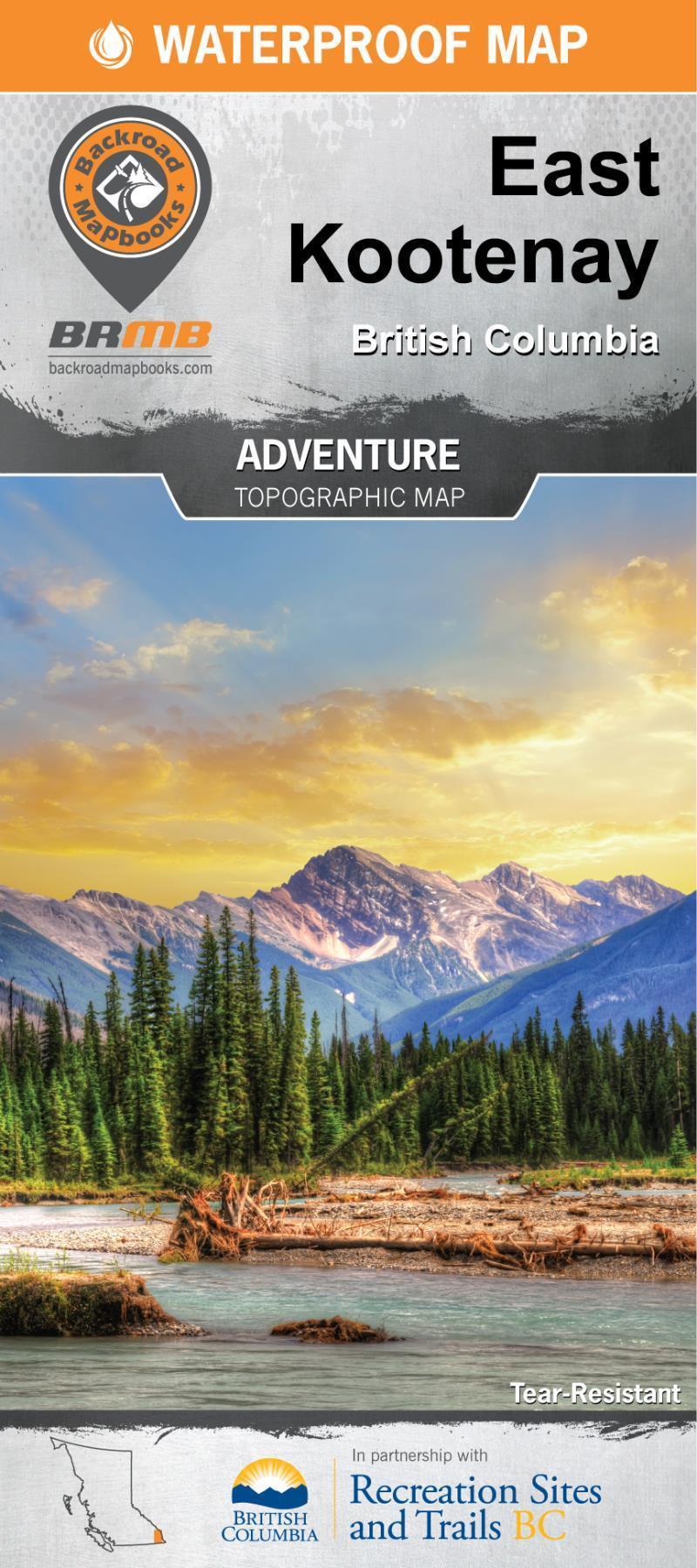 Outdoor Recreation Map - East Kootenay BC - 1st Edition - Not Applicable 1