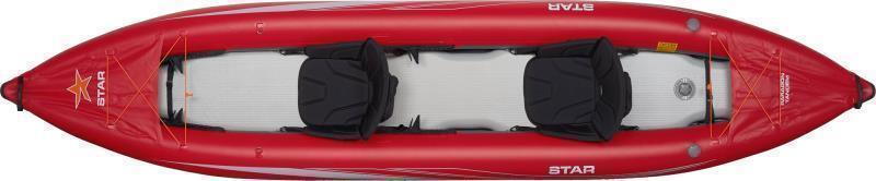 Paragon Tandem Inflatable Kayak - Red 2