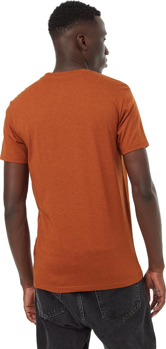 Peaks Embroidery T-Shirt - Mens - Toffee / Sharkskin Grey 2