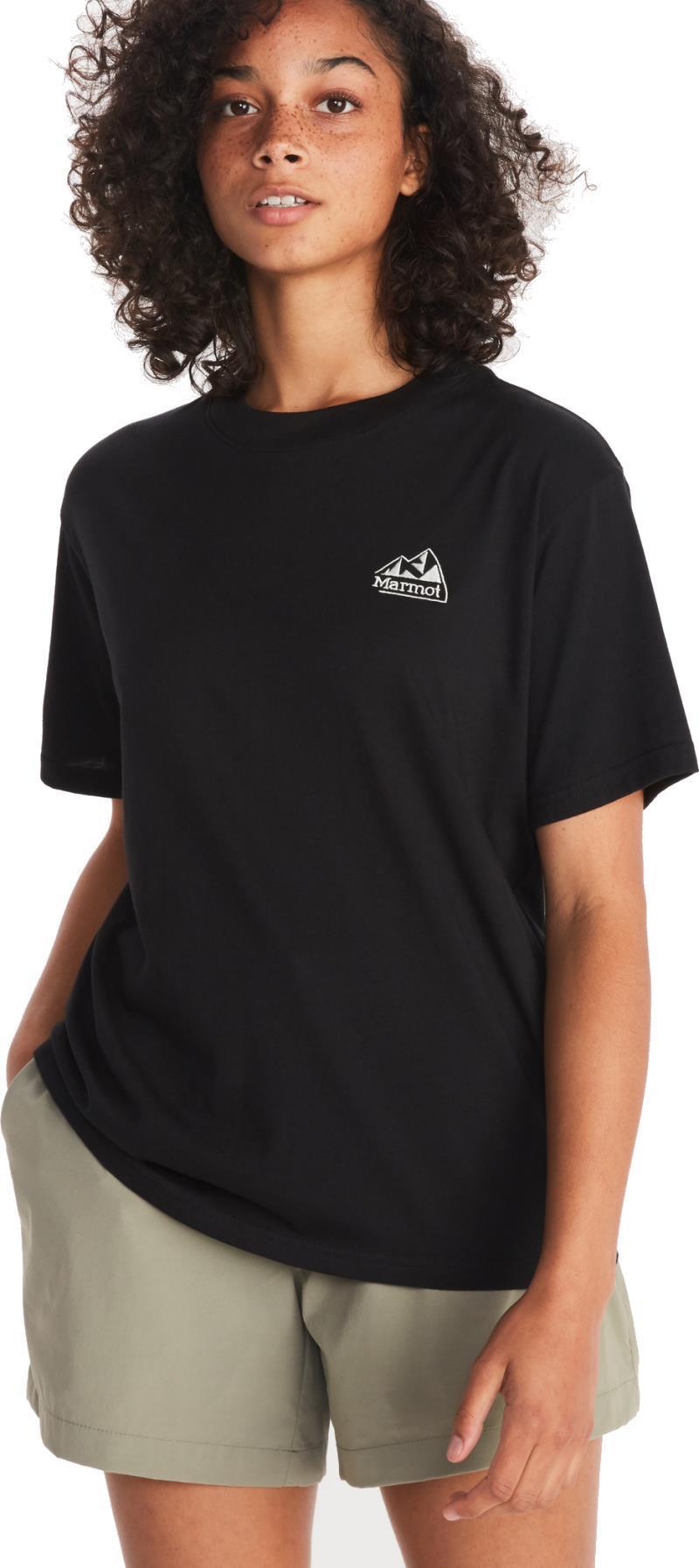 Peaks Tee SS - Womens - Black 1