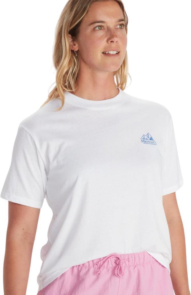 Peaks Tee SS - Womens - White 1