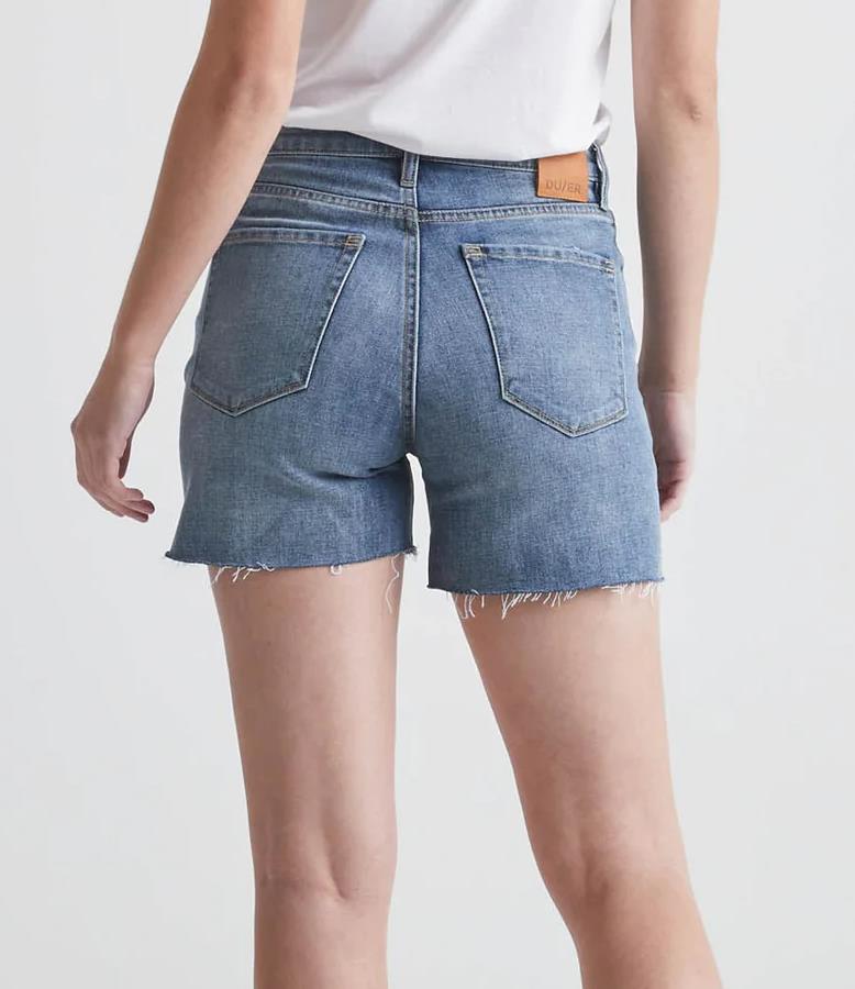 Performance Denim High Rise Shorts, 5" Inseam - Womens - Vintage 2