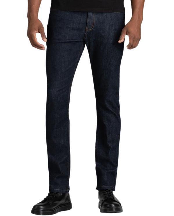 Performance Denim Relaxed Tapered Jeans, 34" Inseam - Rinse - Mens - Heritage Rinse 1