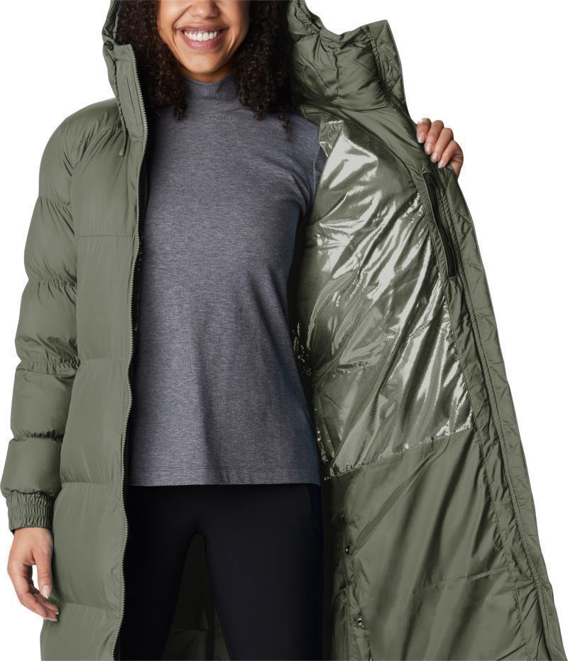 Pike Lake Long Jacket - Womens - Stone Green / Olive Green 3