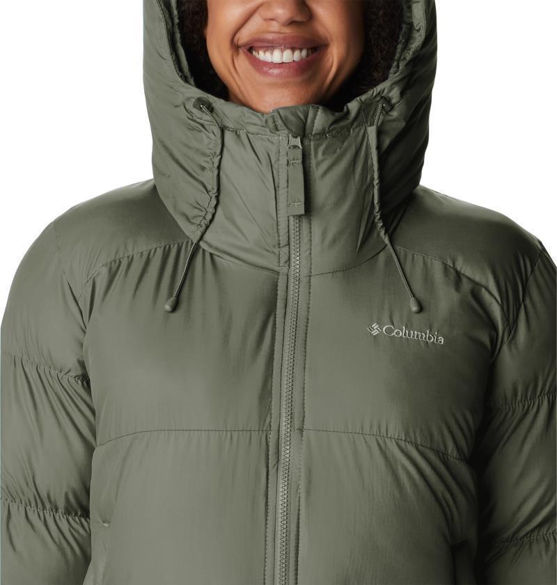 Pike Lake Long Jacket - Womens - Stone Green / Olive Green 4