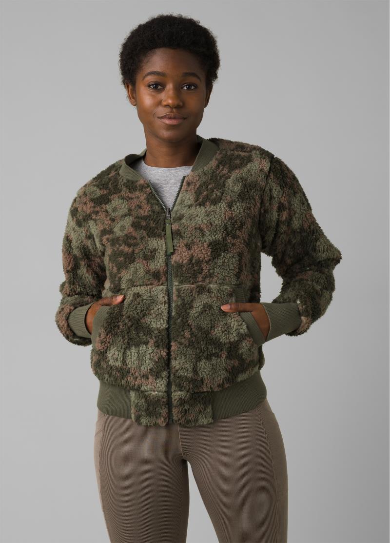 Polar Escape Bomber Jacket - Womens - Kale Wildflower 2