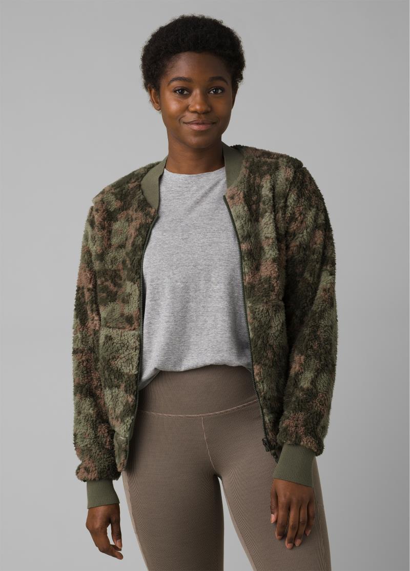 Polar Escape Bomber Jacket - Womens - Kale Wildflower 3