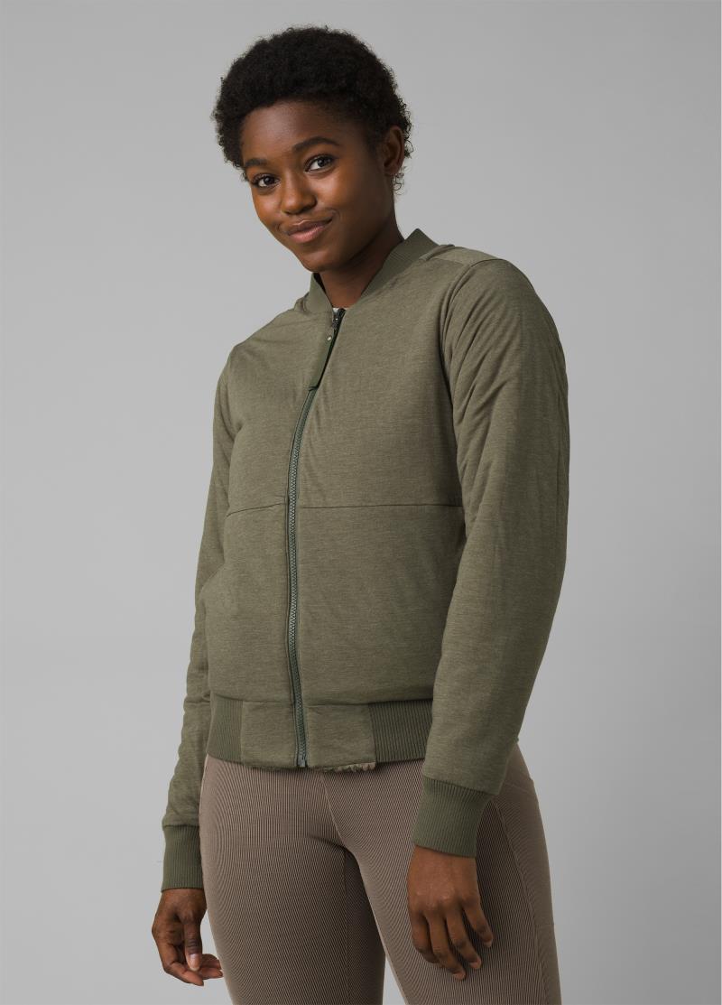 Polar Escape Bomber Jacket - Womens - Kale Wildflower 5