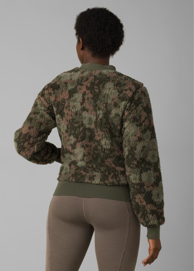 Polar Escape Bomber Jacket - Womens - Kale Wildflower 6