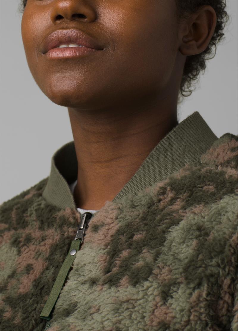Polar Escape Bomber Jacket - Womens - Kale Wildflower 8