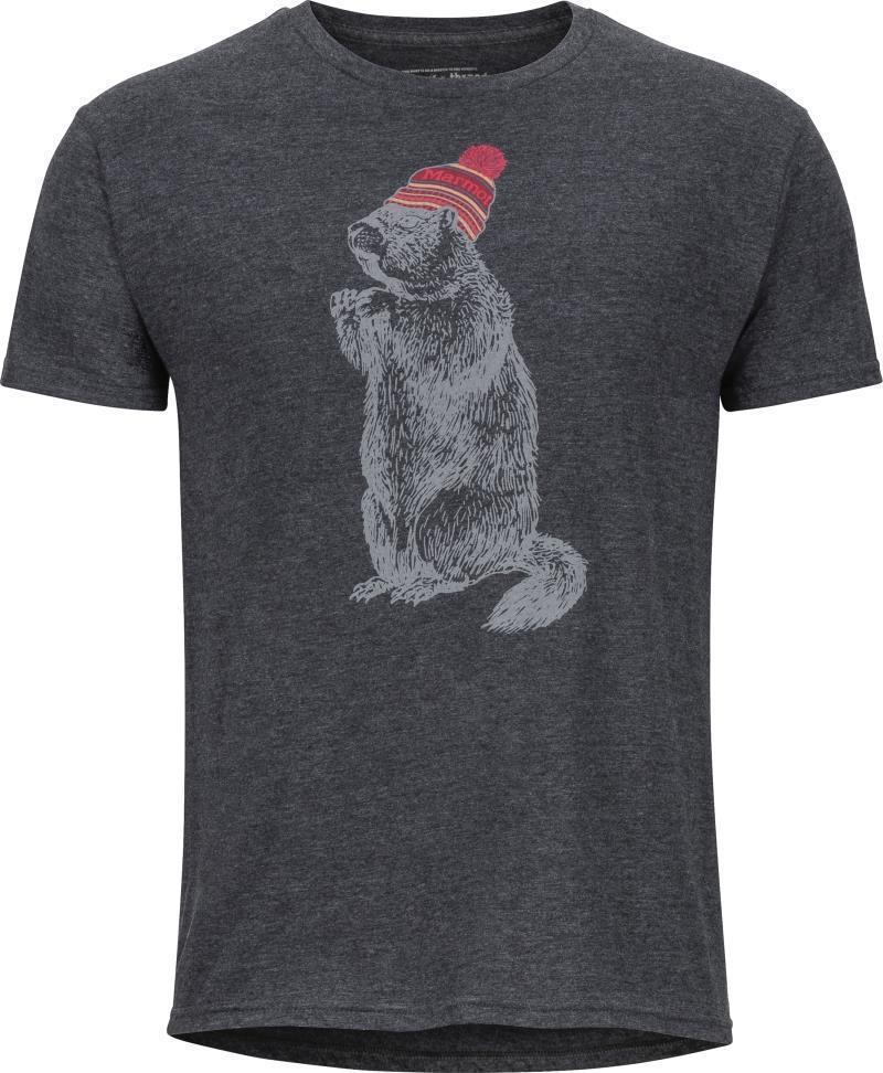 Pom Pom Tee SS - Mens - Charcoal Heather 1