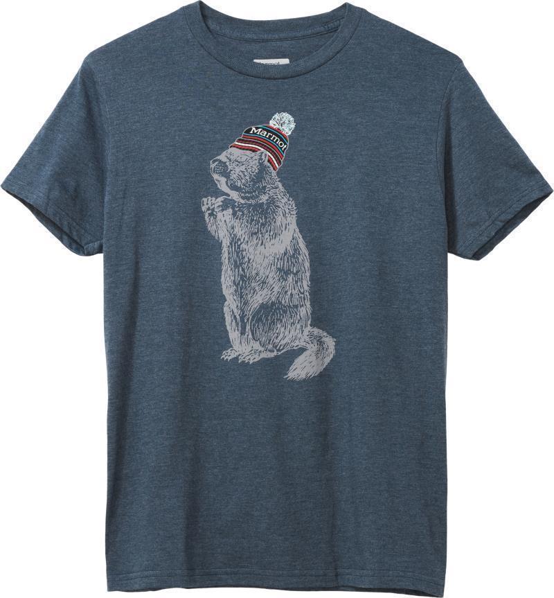 Pom Pom Tee SS - Mens - New Navy Heather 1