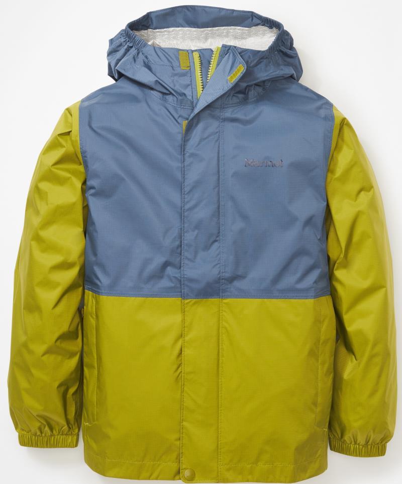 PreCip Eco Jacket - Kids - Storm / Cilantro 1