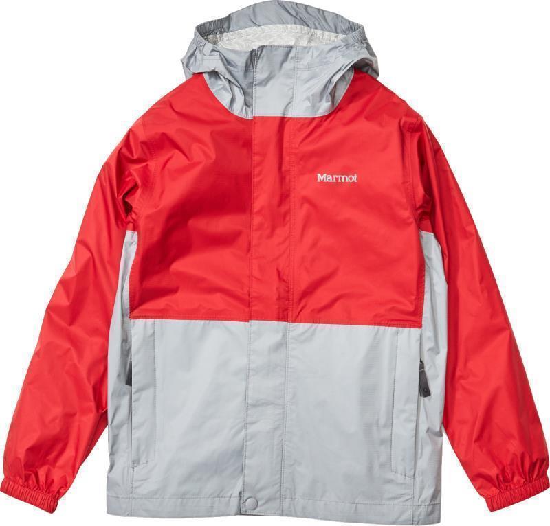 PreCip Eco Jacket - Kids - Team Red / Sleet 1