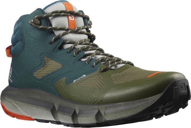 Predict Hike Mid GTX - Mens - Ponderosa Pine / Olive Night / Red Orange 2